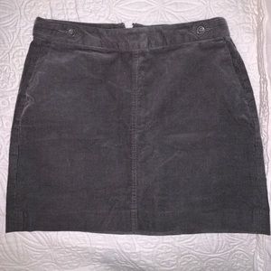 Banana republic Corduroy gray skirt